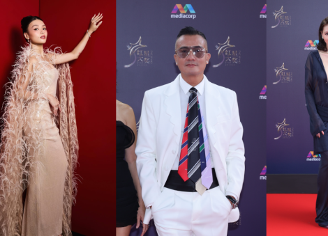 He Yingying, Chen Hanwei, Bonnie Loo: Outfits that make us go hmmm at Star Awards 2026