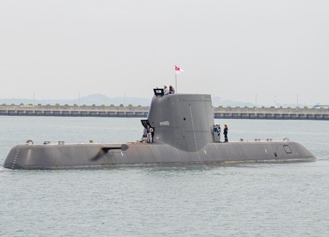 Third of 6 Invincible-class submarines returns to Singapore