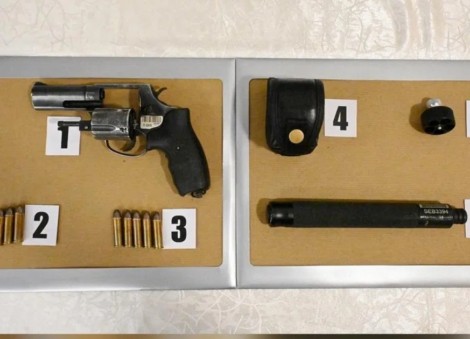 Jail, caning for man who was an auxiliary cop when he carried loaded firearm in public