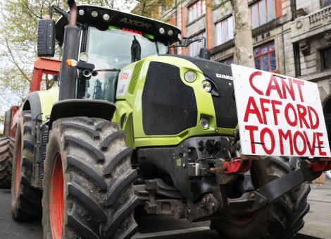 Irish prime minister announces fuel tax cuts to stop protests over soaring pump prices