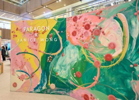 You can pluck a bon bon off Singapore's largest chocolate installation and eat it