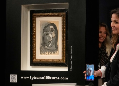 Raffle winner thrilled to claim a $1.27m Picasso with a $149 ticket