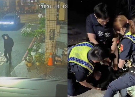 Singaporean singer in Taiwan chases down suspicious person in theatrical mask; police find 2 knives on him