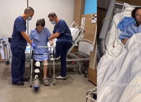 Woman's legs run over by tipper truck at Bayshore, but she counts her blessings: 'They have their mummy'