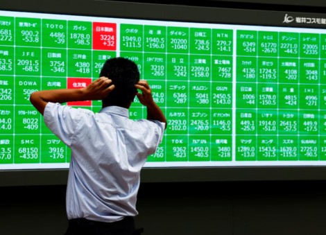 Stocks trampled as Nikkei crashes 13%