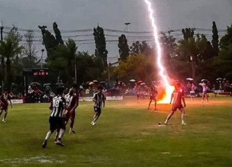 Thai footballer killed, 12 injured after lightning strikes during match
