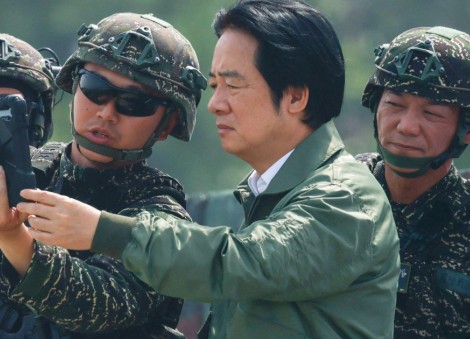 Taiwan president oversees coastal strike drill during annual war games
