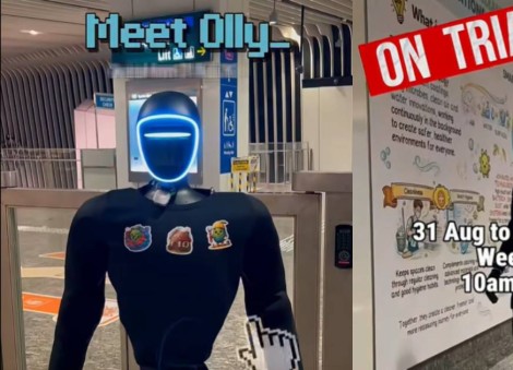 Meet Olly: New humanoid robot to be trialled at Little India MRT station from Aug 31