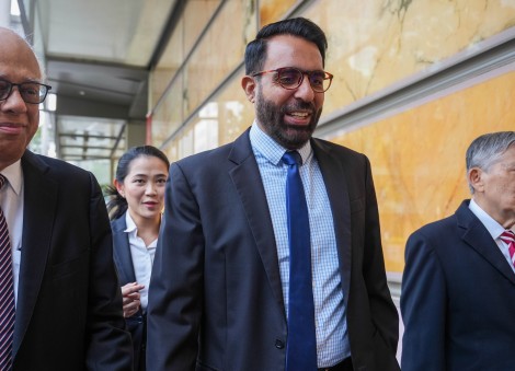 Pritam Singh arrives in court as Law Society seeks to strike WP chief off rolls
