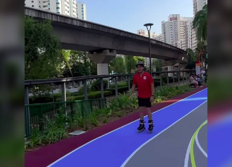 Singapore's first neighbourhood inline skating rink opens in Senja