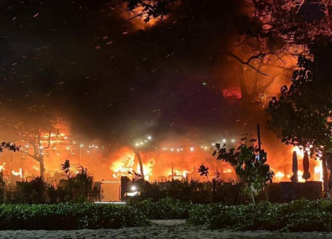 Party balloons spark blaze at popular Bali restaurant Chez Gado Gado