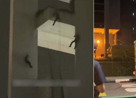 Police, SCDF officers rescue man sitting on ledge of commercial building in Commonwealth