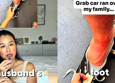 Woman boycotts Grab, says company 'didn't care' after driver allegedly ran over husband's foot