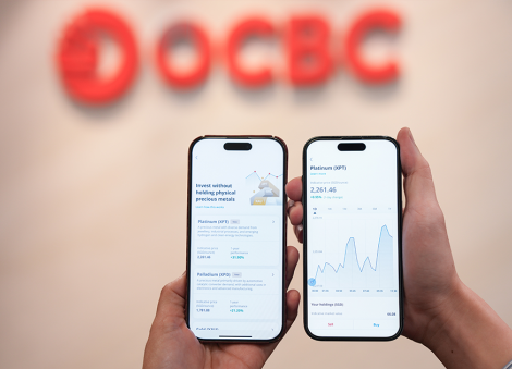 OCBC expands precious metals app offerings to include platinum and palladium 
