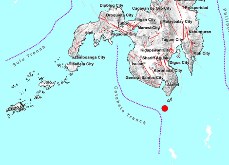Magnitude 6.4 earthquake strikes off southern Philippines; no tsunami warning