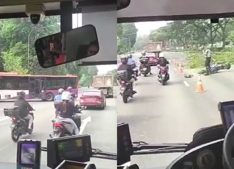 Five-vehicle crash on BKE leaves 3 in hospital, including SBS Transit bus captain