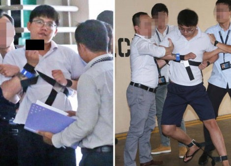Man who allegedly stole $35k worth of jewellery struggles with police officers after revisiting crime scene