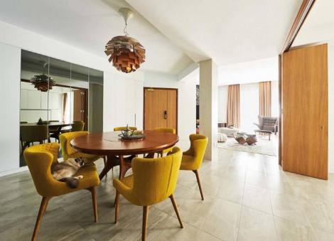 House tour: A luxe, open condominium apartment in Siglap with an unusual layout
