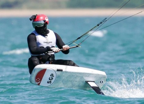 SEA Games 2025: Singapore's Max Maeder cruises to kitefoiling gold in debut