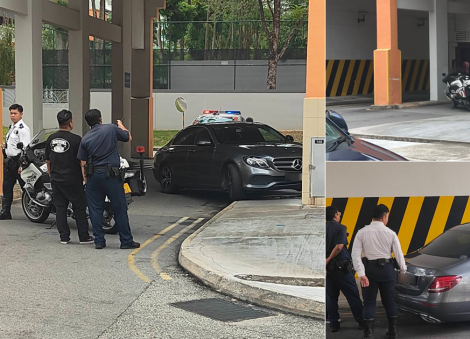 Mercedes driver, 58, dies after allegedly skidding and crashing at Bukit Batok