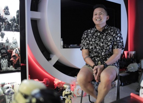 He turned his HDB flat into a Star Wars dream home