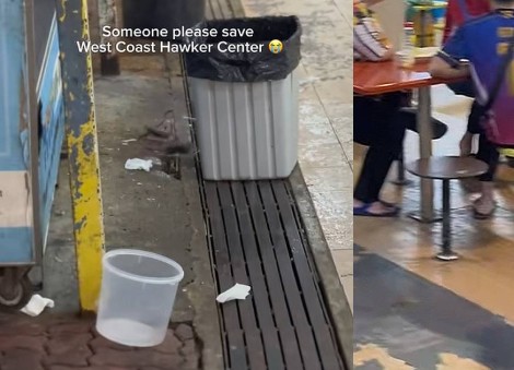 Multiple rats spotted scurrying around West Coast hawker centre: 'I'm scared to eat here'