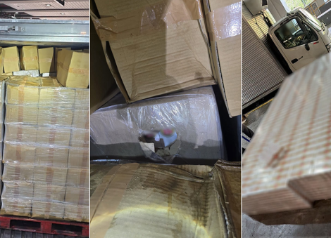 ICA calls bluff on Malaysia truck with goods declared as tubed ice, uncovers over 2,400 cartons of duty-unpaid cigarettes