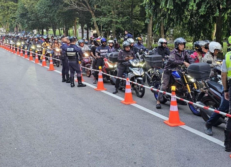 Police, LTA and NEA nab 52 errant motorcyclists in Woodlands joint enforcement operation