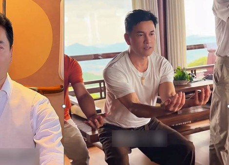 Ray Lui teaches his style of youth-preserving horse stance