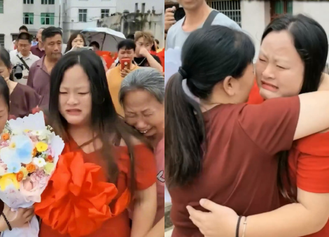 Chinese woman reunites with family 22 years after running away as child