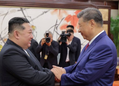 China's Xi says he will work with North Korea to fight hegemony, North Korean media says