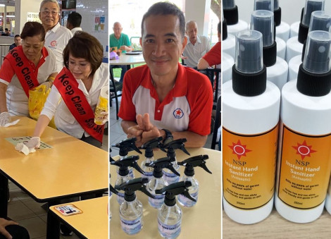 Politically-affiliated sanitisers? Politicians unveil disinfectants on social media