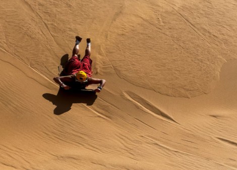 Sandboarding makes a post-Covid comeback in Namibia desert town
