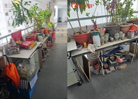 'Give it a smell yourself': Woodlands resident fed up with neighbour's stinky clutter at common corridor