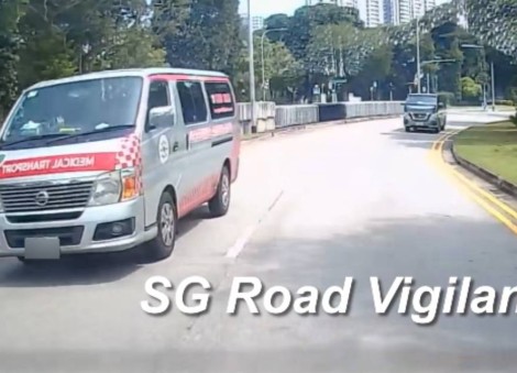 Police investigating after ambulance seen speeding along Stadium Road