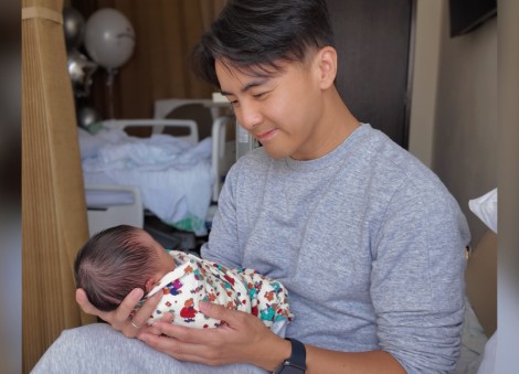 Derrick Hoh and wife welcome 2nd daughter