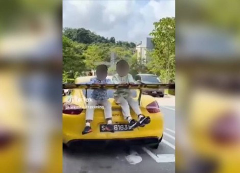 Man who drove Porsche along Dairy Farm Lane with his 2 children seated on boot to be charged 