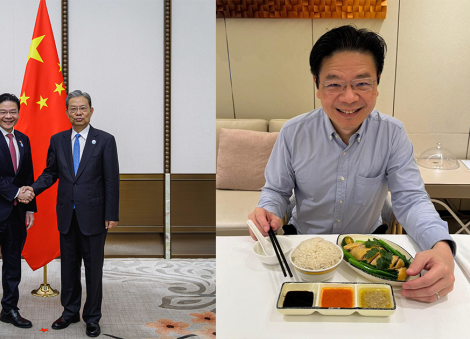 PM Wong meets China's top lawmaker, savours Hainan Wenchang chicken rice