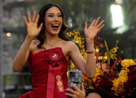 Olympian Eileen Gu heads up annual Chinese New Year parade in her native San Francisco