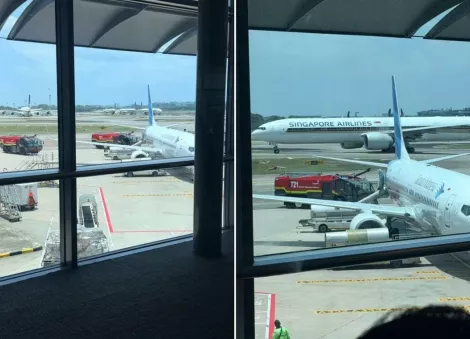 Garuda flight passengers evacuated after safety hazard detected during boarding at Changi 