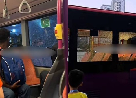 SBS Transit apologises after video surfaces of bus travelling with cracked windows