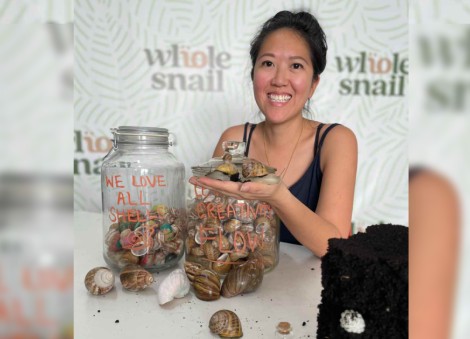 Slow living in the fast lane: Meet the Singaporean farming snails in an industrial building