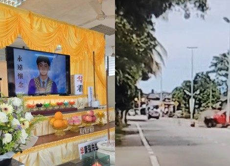 'I found that he had been decapitated': Malaysian dad recalls moment lamp post crushed van, killing son 