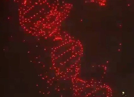 Sydney light show cancelled after drones malfunction and fall into water