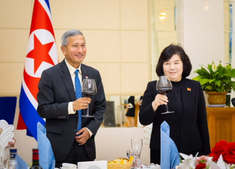 Vivian Balakrishnan visits North Korea for the first time since 2018
