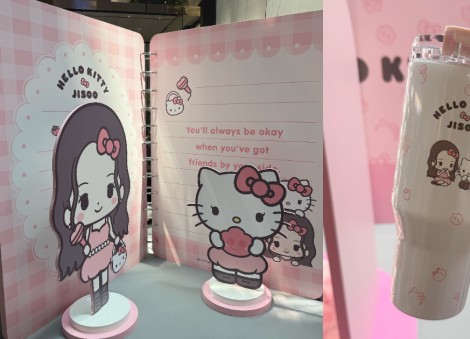 Hello Kitty x Jisoo pop-up postpones launch date, but here's a preview of star items and photo ops
