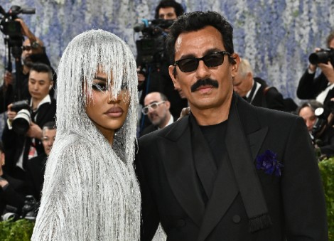 Met Gala guests arrive on carpet in dramatic works of art