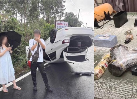Thai police uncover arms trafficking ring after car crash, navy officer arrested