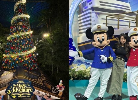 I visit Changi Airport and Jewel's festive Disney-themed showcase, here's why I find it magical as a fan