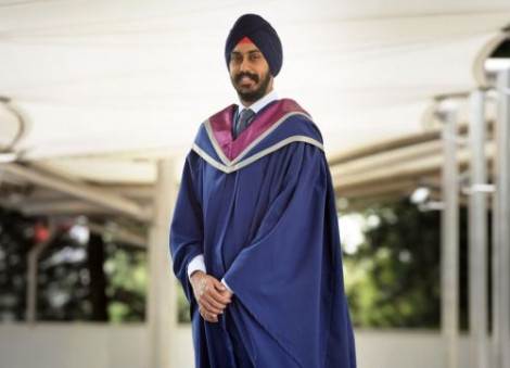 Dad's lessons on resilience and perseverance pushed young graduate to excel